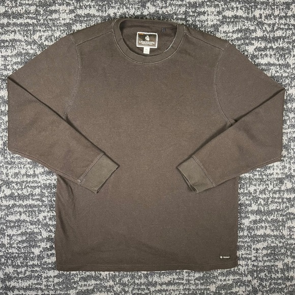 Other - Legendary Outfitters Sweatshirt Mens XL Brown Thermal Crewneck Pullover